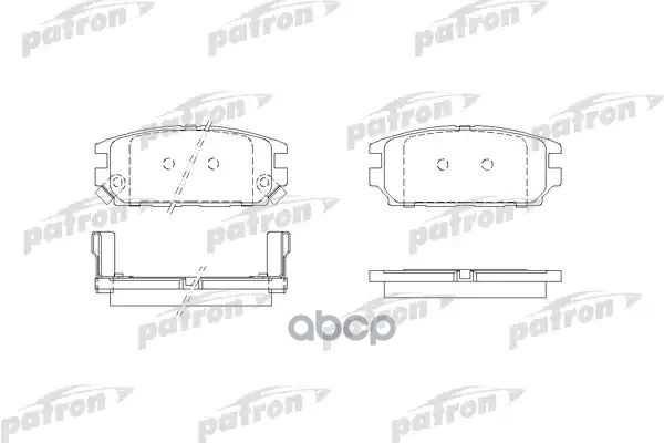 Колодки Тормозные Дисковые Задн Mitsubishi: Galant V 92-96, Galant V Седан 92-96, Lancer Vi 99-03, Sigma Station Wagon 93-96,...