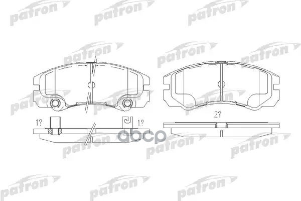 Колодки Тормозные Дисковые Передн Opel: Frontera B 98- PATRON арт. PBP1511
