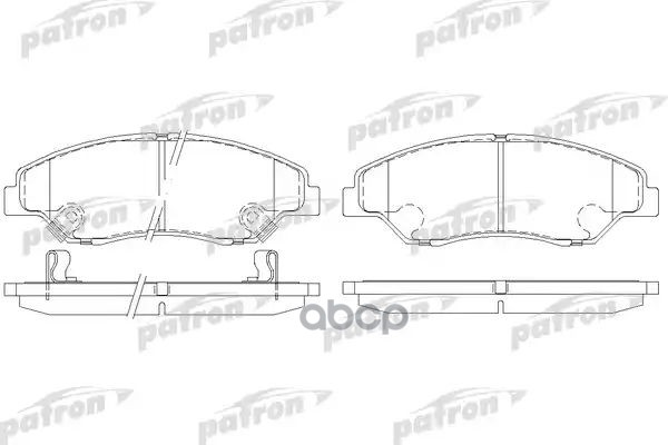 Колодки Тормозные Дисковые Передн Kia: Retona 99-, Sportage 94-03 PATRON арт. PBP1536
