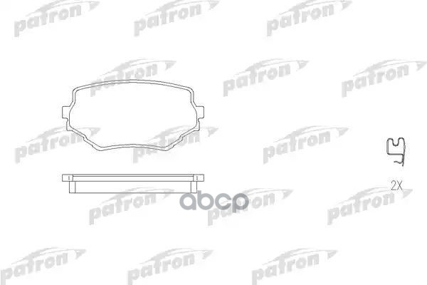 Колодки Тормозные Дисковые Передн Suzuki: Grand Vitara 98-, Vitara 94-98, Vitara Cabrio 95-99 PATRON арт. PBP1565