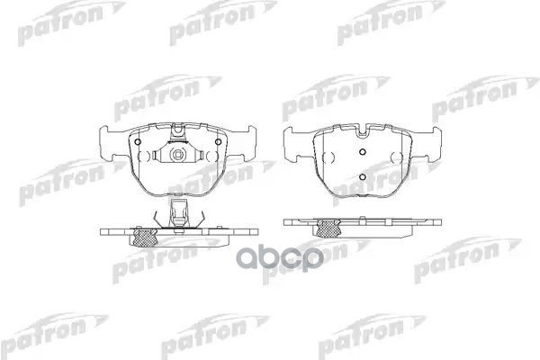 Колодки Тормозные Дисковые Передн Landrover, Range Rover 2/2002-0 PATRON арт. PBP1597