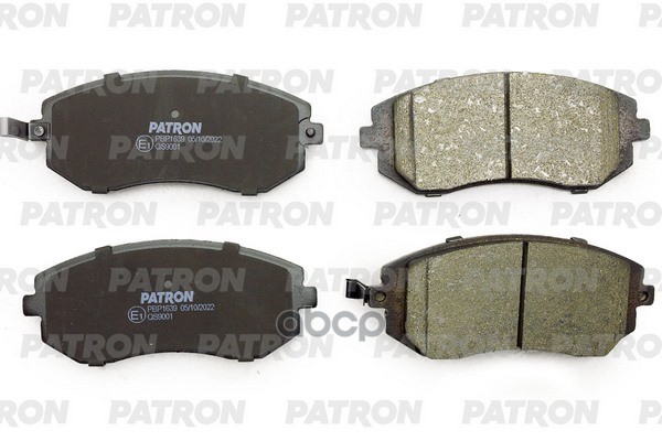 Колодки Тормозные Дисковые Перед. Перед. Subaru: Forester 02-, Impreza 00-, Legacy Iv/V 03-, Outback 03-09 Pbp1639 PATRON арт...