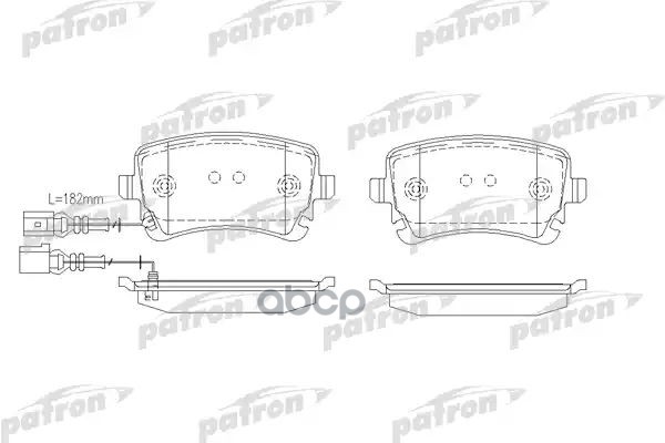 Колодки Тормозные Дисковые Задн Pbp1644 PATRON арт. PBP1644