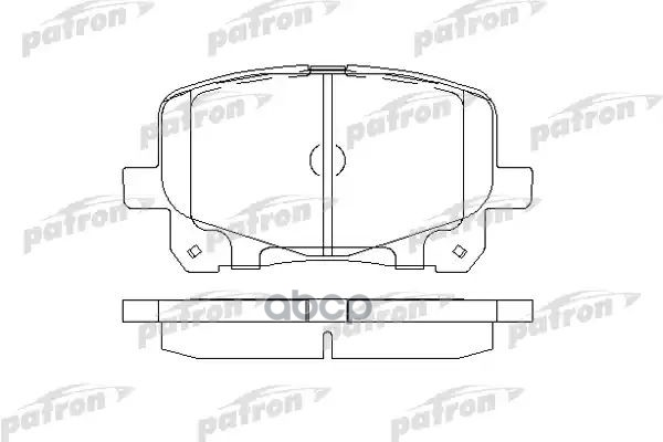 Колодки Тормозные Дисковые Передн Toyota: Previa 00- PATRON арт. PBP1752