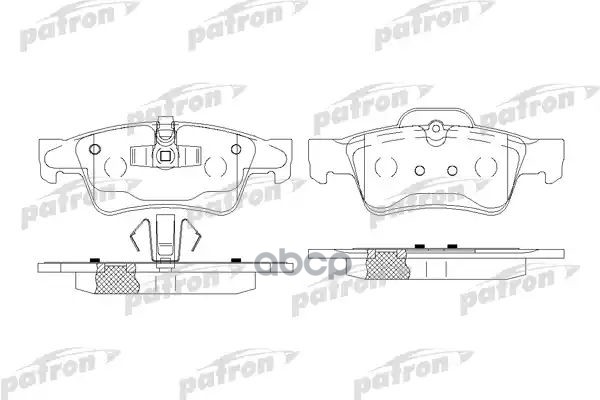 Колодки Тормозные Дисковые Задн Pbp1831 PATRON арт. PBP1831