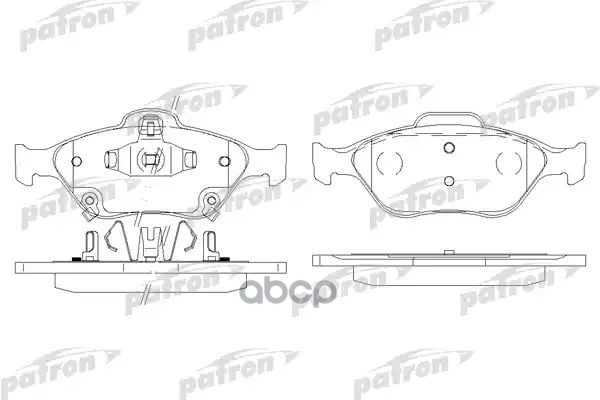 Колодки Тормозные Дисковые Передн Toyota: Yaris 06- PATRON арт. PBP1890