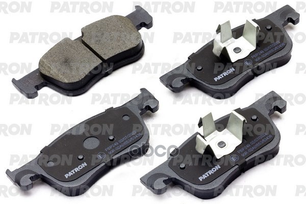 Колодки Тормозные Дисковые Перед. Citroen Peugeot C4 / 308 13- (D=283 Mm) PATRON арт. PBP249