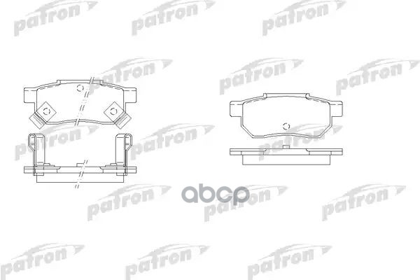 Колодки Тормозные Дисковые Задн Honda: Civic Iv 91-95, Civic Iv Fastback 94-97, Civic Iv Hatchback 91-95, Civic Iv Купе 94-96...