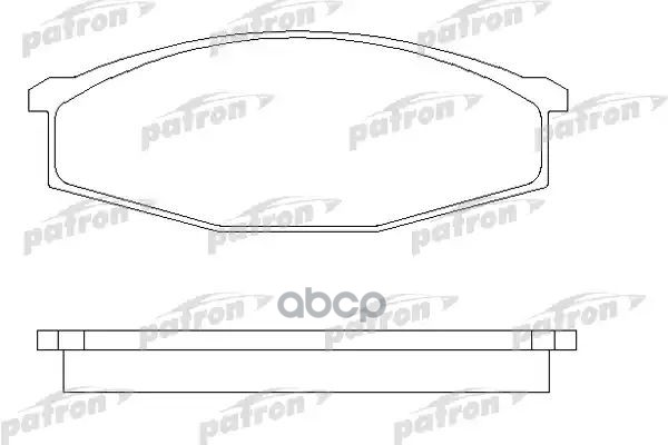 Колодки Тормозные Дисковые Передн Nissan: Patrol Gr I 88-97, Patrol Hardtop 79-88, Patrol Hardtop 86-90, Patrol Station Wagon...