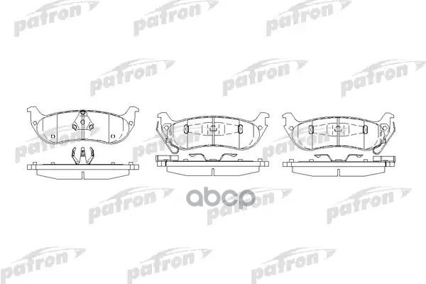 Колодки Тормозные Дисковые Задн Chrysler: Pacifica 04-07 PATRON арт. PBP7001