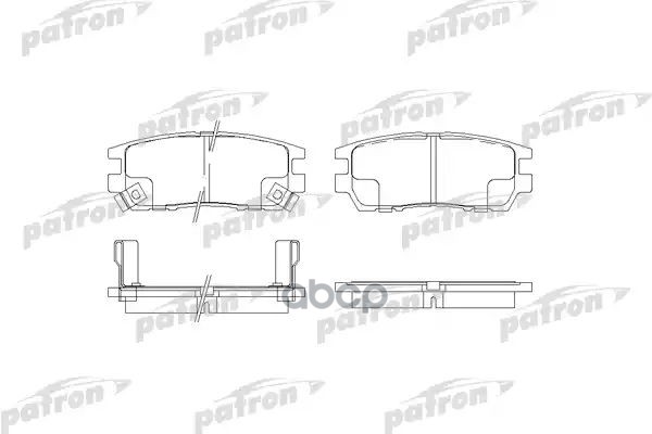 Дисковые тормозные колодки PBP804 (GDB1127) PATRON арт. PBP804