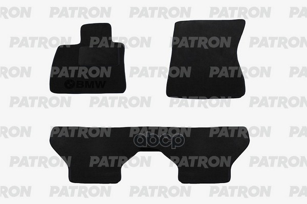 Комплект Автомобильных Ковриков Текстильных Bmw X5 Ii (E70) 2006-2010 2 Ряд Сплошной PATRON арт. PCC-BMW0025