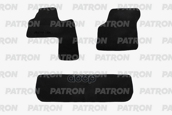 Комплект Автомобильных Ковриков Текстильных Citroen Evasion 1994-2002 3 Ряда PATRON арт. PCC-CTR0018