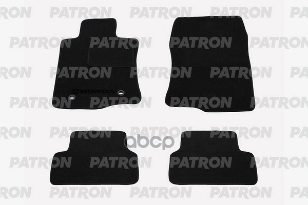 Комплект Автомобильных Ковриков Текстильных Honda Accord Viii 2007-2011 PATRON арт. PCC-HND006