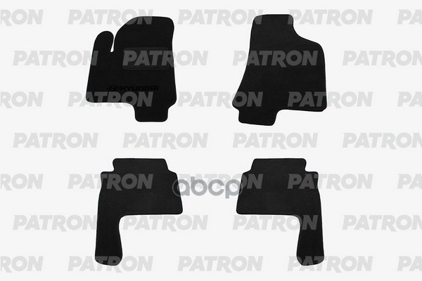 Комплект Автомобильных Ковриков Текстильных Hyundai Santa Fe I 2006-2010 PATRON арт. PCC-HNI0030