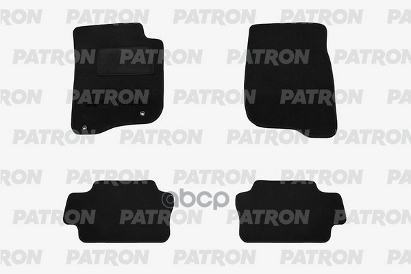 Комплект Автомобильных Ковриков Текстильных Mitsubishi Pajero Sport Ii 2008-2015 PATRON арт. PCC-MTB0026