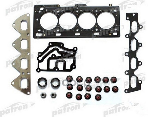 Комплект прокладок двигателя верхний с прокладкой ГБЦ RENAULT Megane 1.41.6 16V K4M 98 PG12004 PATRON арт. PG12004
