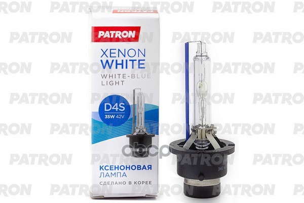 Лампа газоразрядная D4S 42V 35W P32d-5 5000K PLXD4S5000 PATRON арт. PLXD4S5000