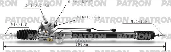 Рейка Рулевая Honda Accord 2.4 03-07 PATRON арт. PSG3037