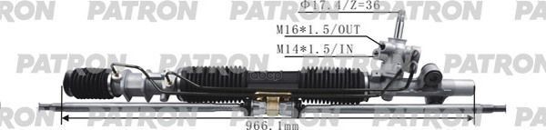 Рейка Рулевая Honda Cr-V Rd5 02-06 PATRON арт. PSG3061