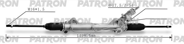 Рейка рулевая гидравлическая MB  SPRINTER 3.5-5 t (906) 2006- / VW  Crafter 30-50 2006- PSG3112 PATRON арт. PSG3112