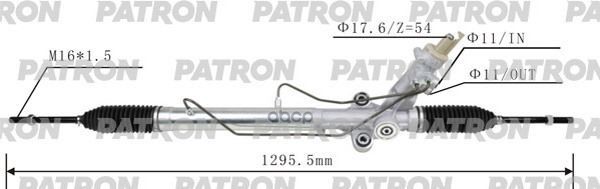 Рейка Рулевая Mercedes-Benz Viano (W639) 03-, Vito / Mixto (W639) 03-, Vito (W639) 03- Psg3114 PATRON арт. PSG3114