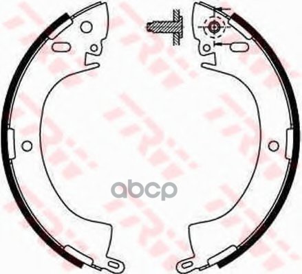 Колодки Тормозные Барабанные Задн Mitsubishi: L200 All 86-96 PATRON арт. PSP249