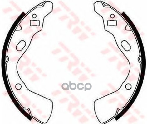 Колодки Тормозные Барабанные Задн Kia: Pride 1.1I/1.3I 90-01, Mazda: 121 1.1/1.3 87-90 PATRON арт. PSP264