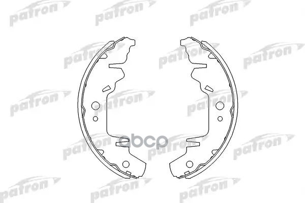 Колодки тормозные барабанные PSP568 PATRON арт. PSP568