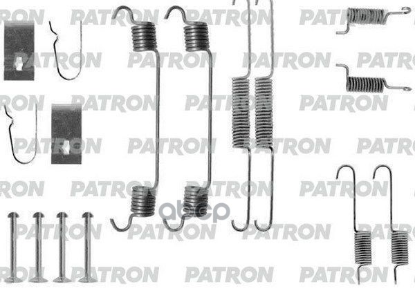 Комплект монтажный тормозных колодок барабанных MAZDA: 323 C IV 89-94, PSRK0124 PATRON арт. PSRK0124