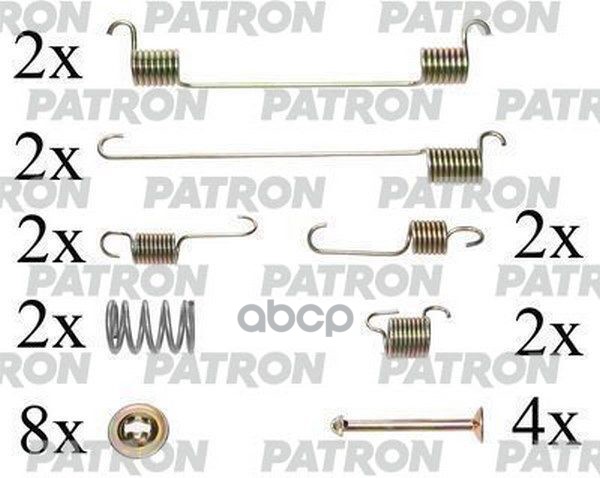 Комплект Монтажный Тормозных Колодок Барабанных Mazda: Demio 98- PATRON арт. PSRK0128