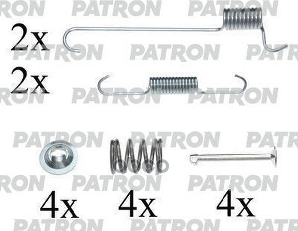 Комплект Монтажный Тормозных Колодок Барабанных Nissan: X-Trail 01- PATRON арт. PSRK0139