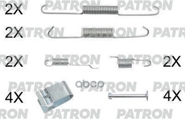 Комплект Монтажный Тормозных Колодок Барабанных Nissan: Almera Ii 00- PATRON арт. PSRK0160