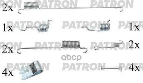 Комплект Монтажный Тормозных Колодок Барабанных Land Rover: Freelander (Ln) 98-, Freelander Soft Top 98- PATRON арт. PSRK0194