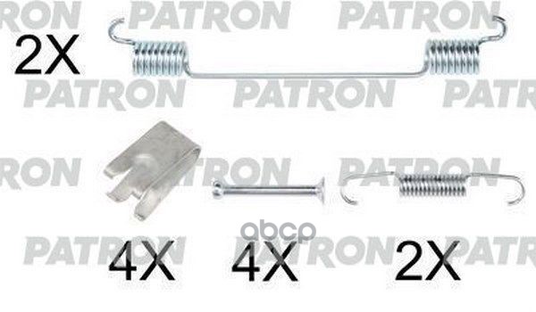 Комплект Монтажный Тормозных Колодок Барабанных Fiat: Linea 07-, Punto / Grande Punto (199) 05- Opel: Corsa D 06- Vauxhall: C...