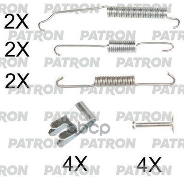 Комплект Монтажный Тормозных Колодок Барабанных Ford: Fiesta Vi 08- Mazda: 2 (De) 07- PATRON арт. PSRK0211