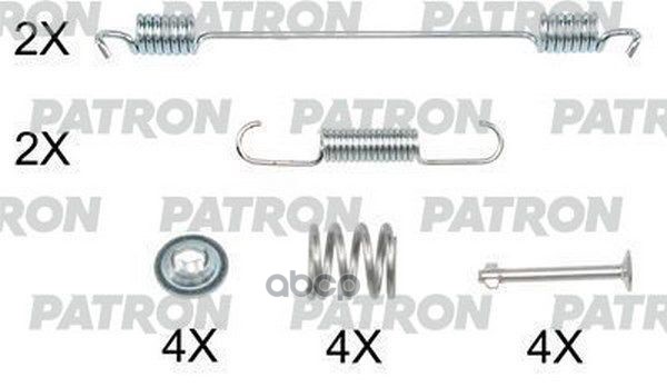 Комплект Монтажный Тормозных Колодок Барабанных Smart: Fortwo Cabrio 07-, Fortwo Купе 07- PATRON арт. PSRK0242