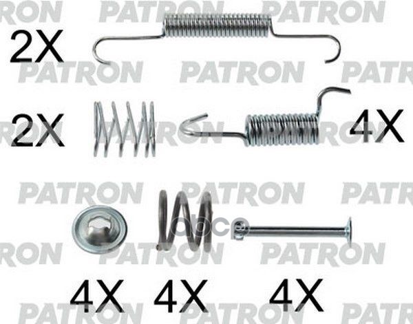 Комплект Монтажный Тормозных Колодок Барабанных Subaru: Impreza Hatchback 08- , Forester 08- PATRON арт. PSRK0257