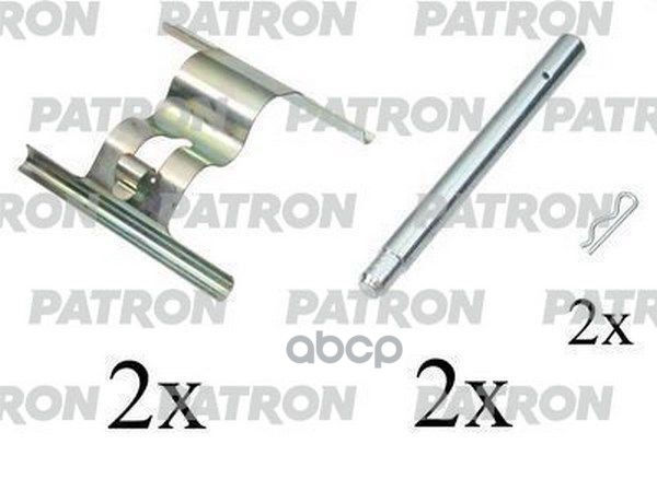 Комплект Монтажный Тормозных Колодок Дисковых Porsche:cayenne (955) 09.02-, Vw:touareg (7La) 10.02- PATRON арт. PSRK1124