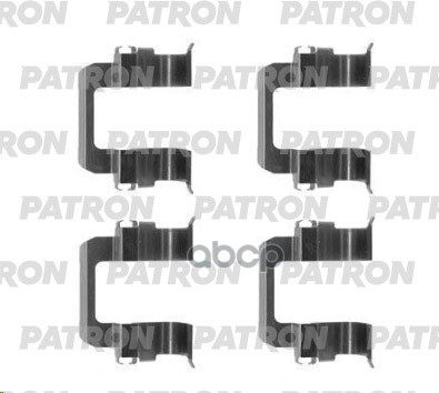 Комплект Монтажный Тормозных Колодок Дисковых Nissan:primera (P10) 06.90-01.96,Primera Hatchback (P10) 06.90-01.96 PATRON арт...