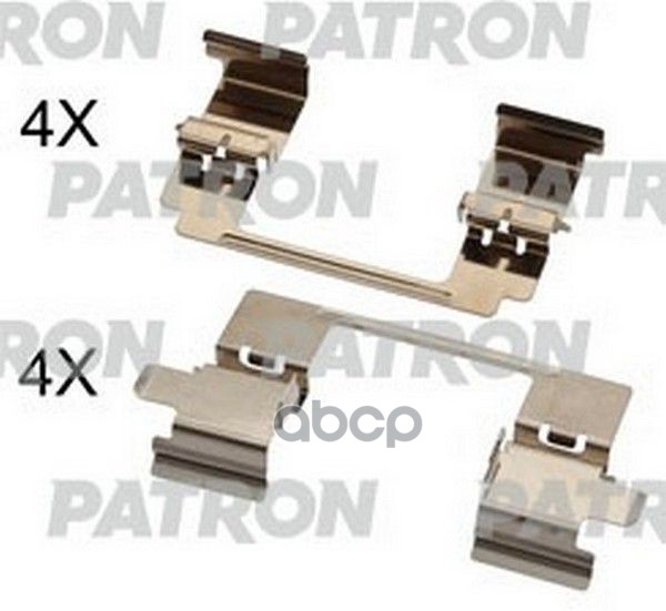 Комплект Монтажный Тормозных Колодок Дисковых Honda: Accord Ix 08- PATRON арт. PSRK1290