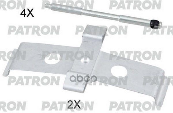 Комплект Монтажный Тормозных Колодок Дисковых Передн Land Rover Range Rover Sort 3.6Td,4.2 05- PATRON арт. PSRK1310