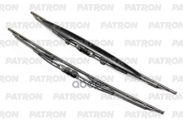 Щетки Стеклоочистителя 61См + 61См К-Кт Каркасная С Креплением Только Под Крюк + Спойлер PATRON арт. PWB6161-CS-KIT