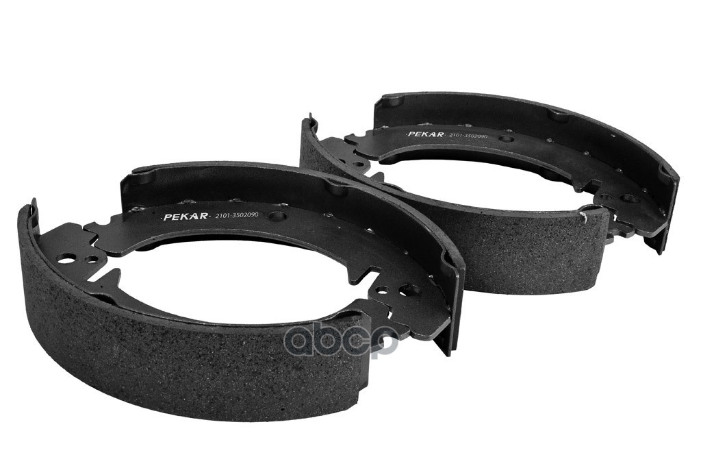 Колодки тормозные барабаные задние (4 шт) для а/м ВАЗ 2107-07, 2121, LADA 4x4 PEKAR арт. 21013502090