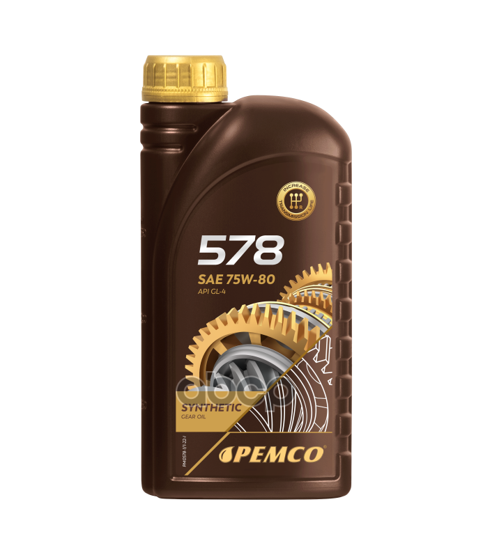 75W-80 Gl4 1Л (Синт. Трансм. Масло) PEMCO арт. PM05781