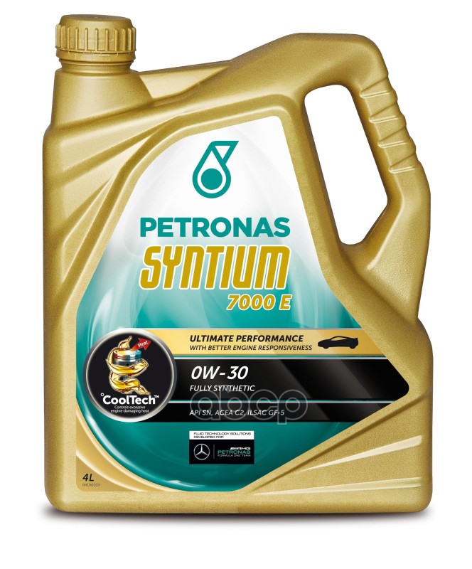PETRONAS Масло Моторное Синт. Petronas Syntium 7000 E 0W30 4 Литра (B71 2312) Petronas 70605K1yeu