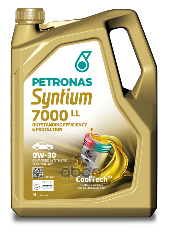 Масло Моторное Petronas Syntium 7000 Ll 0W-30 5Л PETRONAS арт. 70720M12EU