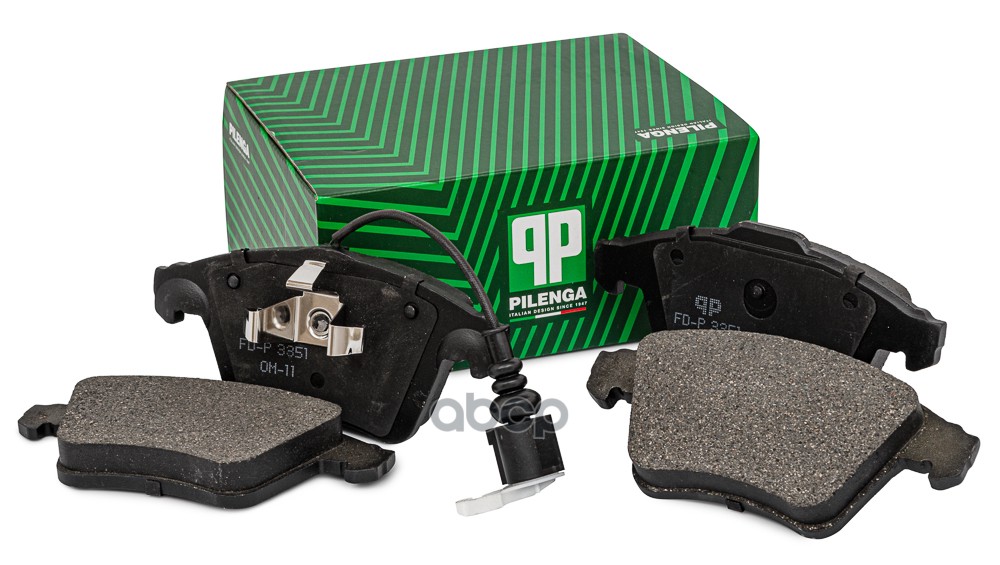 Колодки тормозные передние 155,1(156)х73,3(74,8)х19,8(18,5) VW T5 FD-P3351 PILENGA арт. FD-P3351