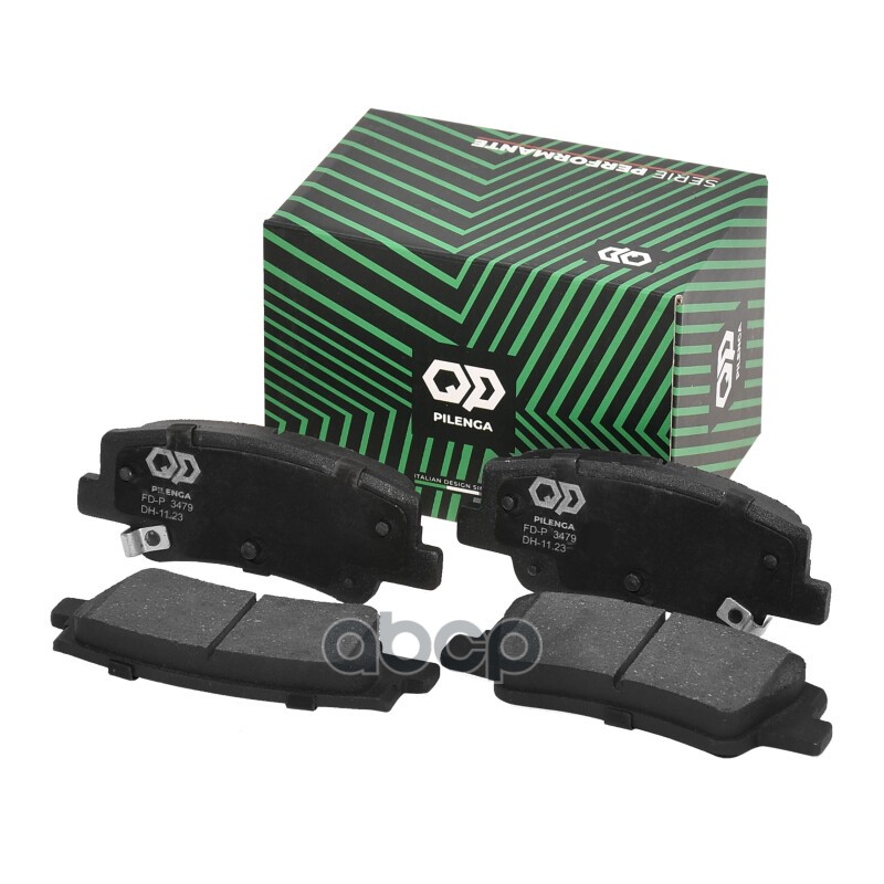 Колодки тормозные дисковые задние HYUNDAI/KIA SONATA VIII (DN8), OPTIMA K5 V (DL3) FD-P3479 PILENGA арт. FD-P3479