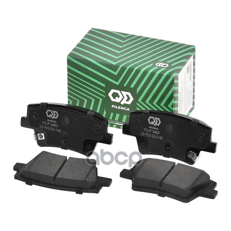 Колодки тормозные дисковые задние HYUNDAI/KIA Santa Fe IV, Genesis, Stinger FD-P3483 PILENGA арт. FD-P3483